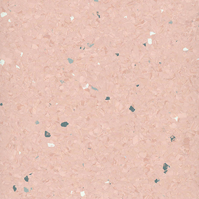 Piso homogêneo em tons de baixa saturação